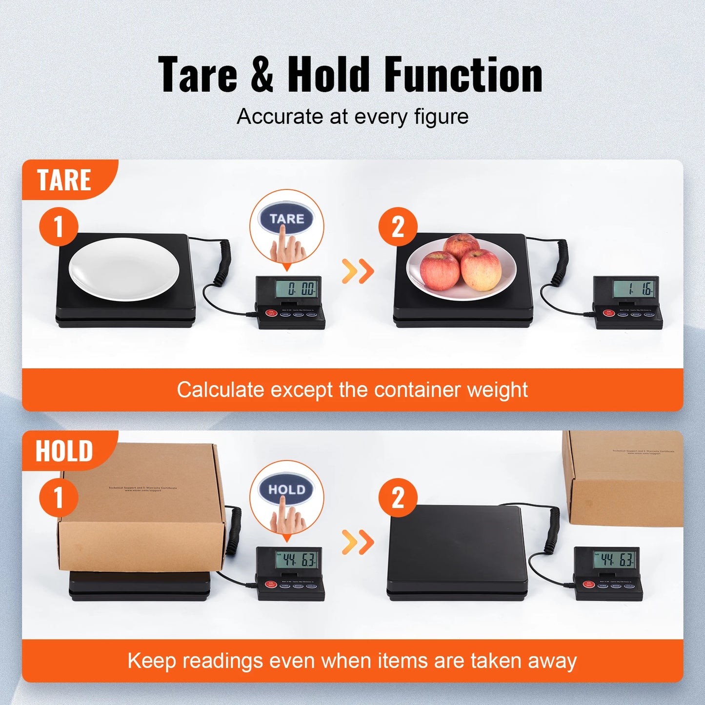 SucceBuy 110 lbs Digital Postal Shipping Scale