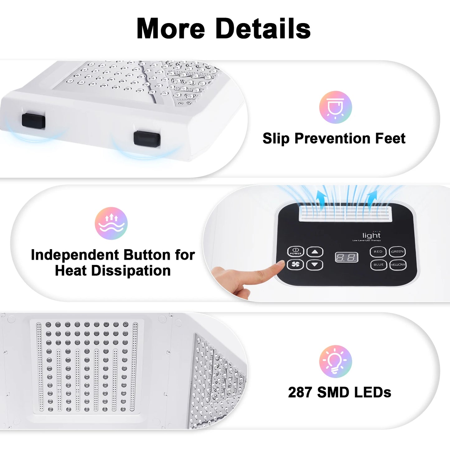7 Color LED Light Therapy for Face