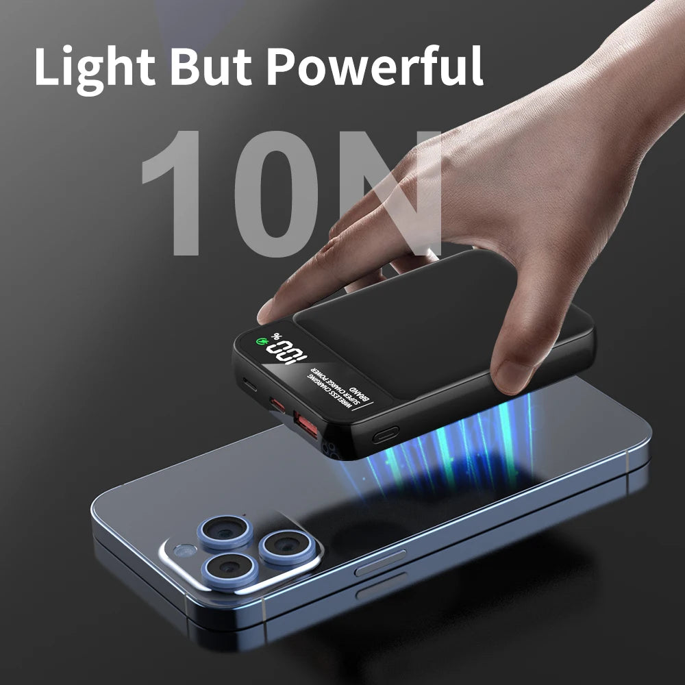 10000mAh Portable Magnetic Power Bank