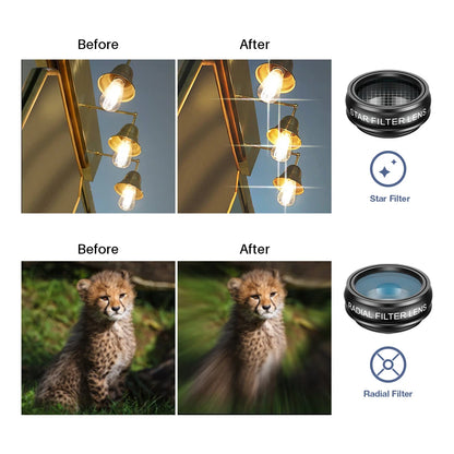 APEXEL 10 in 1 Phone camera Lens