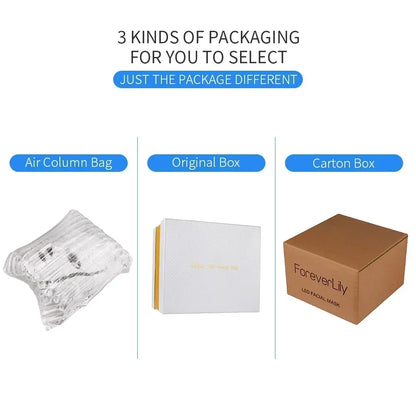 Foreverlily 7 Colors Light LED Facial Skin Care Mask