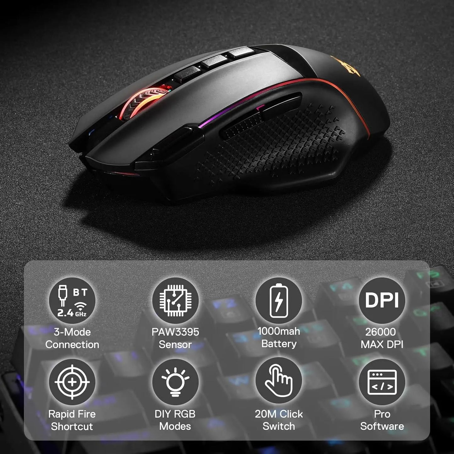 Redragon M991 Wireless Gaming Mouse
