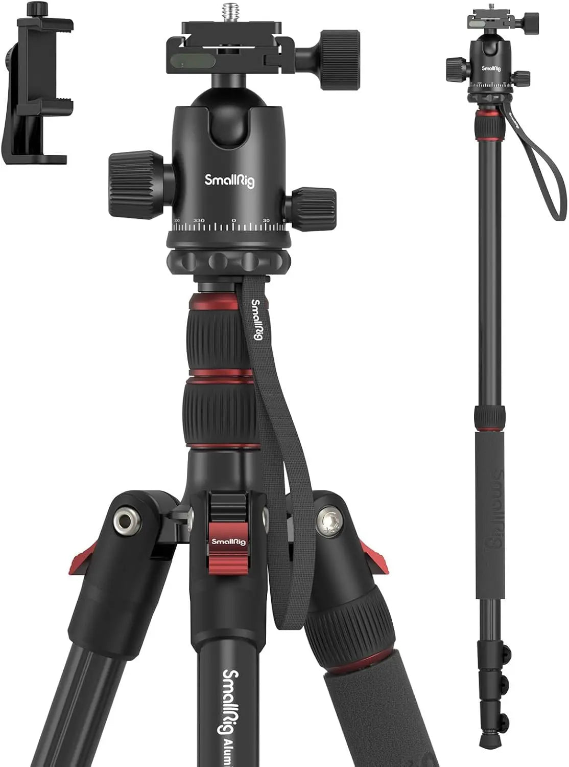 71" Foldable Aluminum Tripod/Monopod