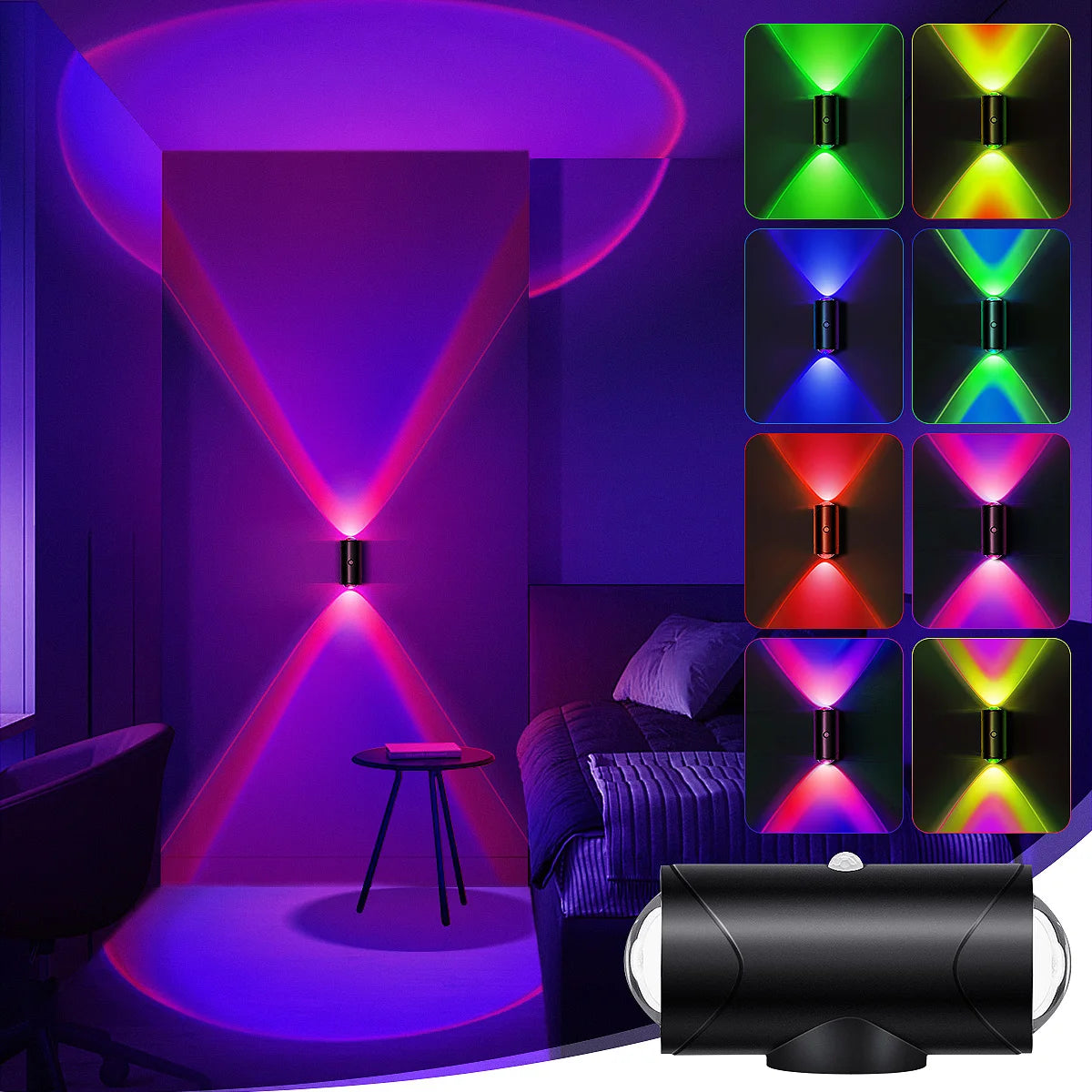 LED Motion Sensor Wall Sconce Lights