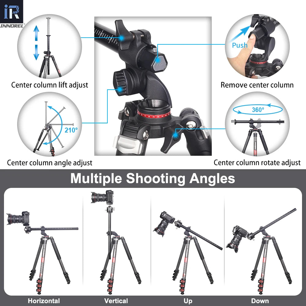 Carbon Fiber Horizontal Tripod