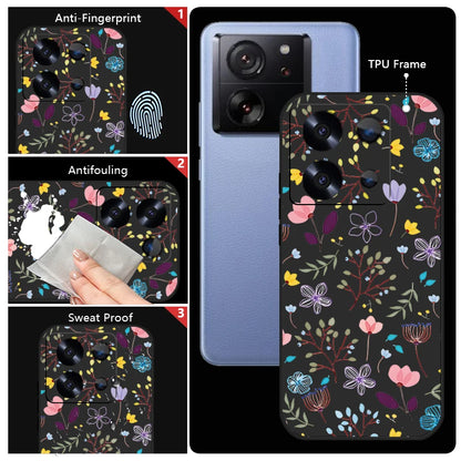 Small Flowers Print Lanyard Case