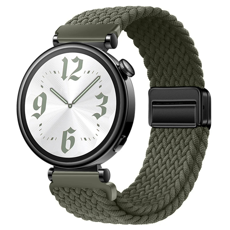 18mm Braided Magnetic Strap For huawei watch