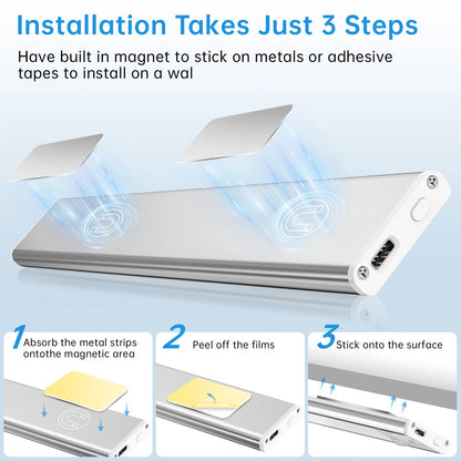 PZSUNLY 5Pcs Smart LED Motion Sensor Lights