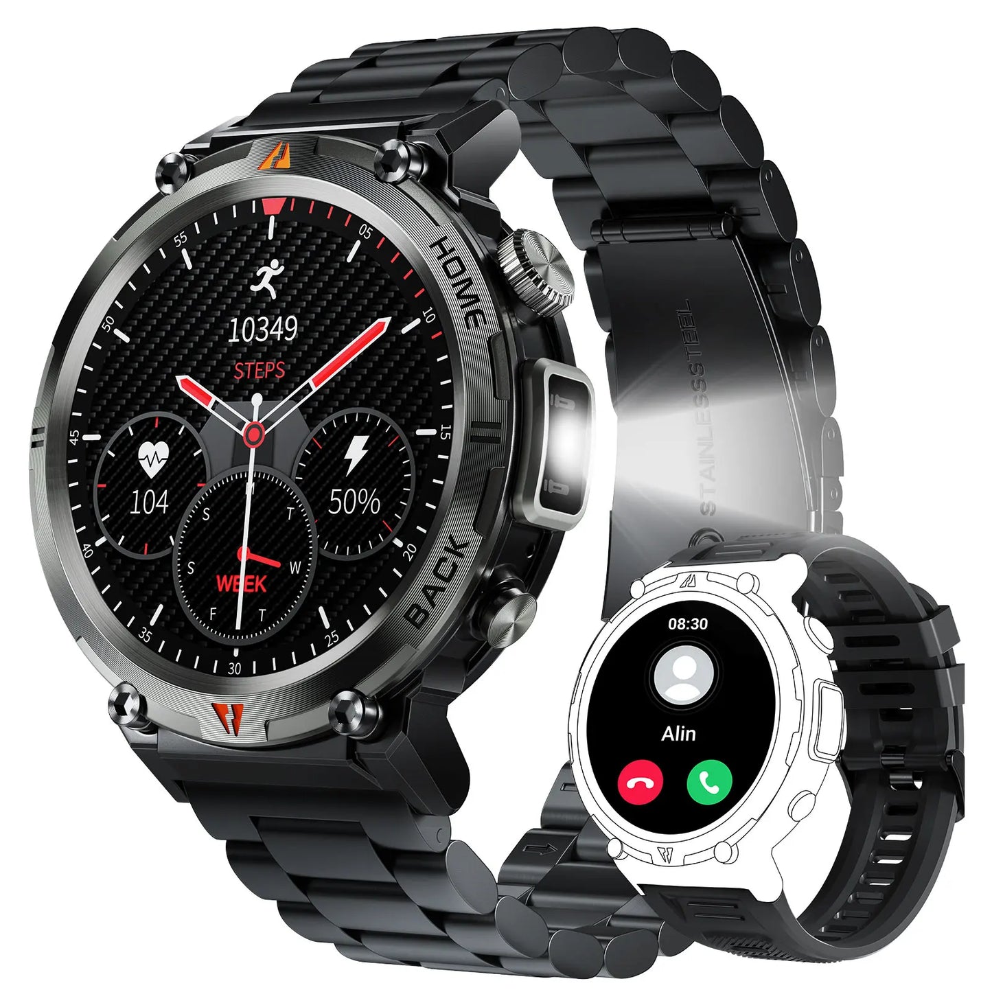 EIGIIS KE3 2025 New Bluetooth Call Smartwatch for men