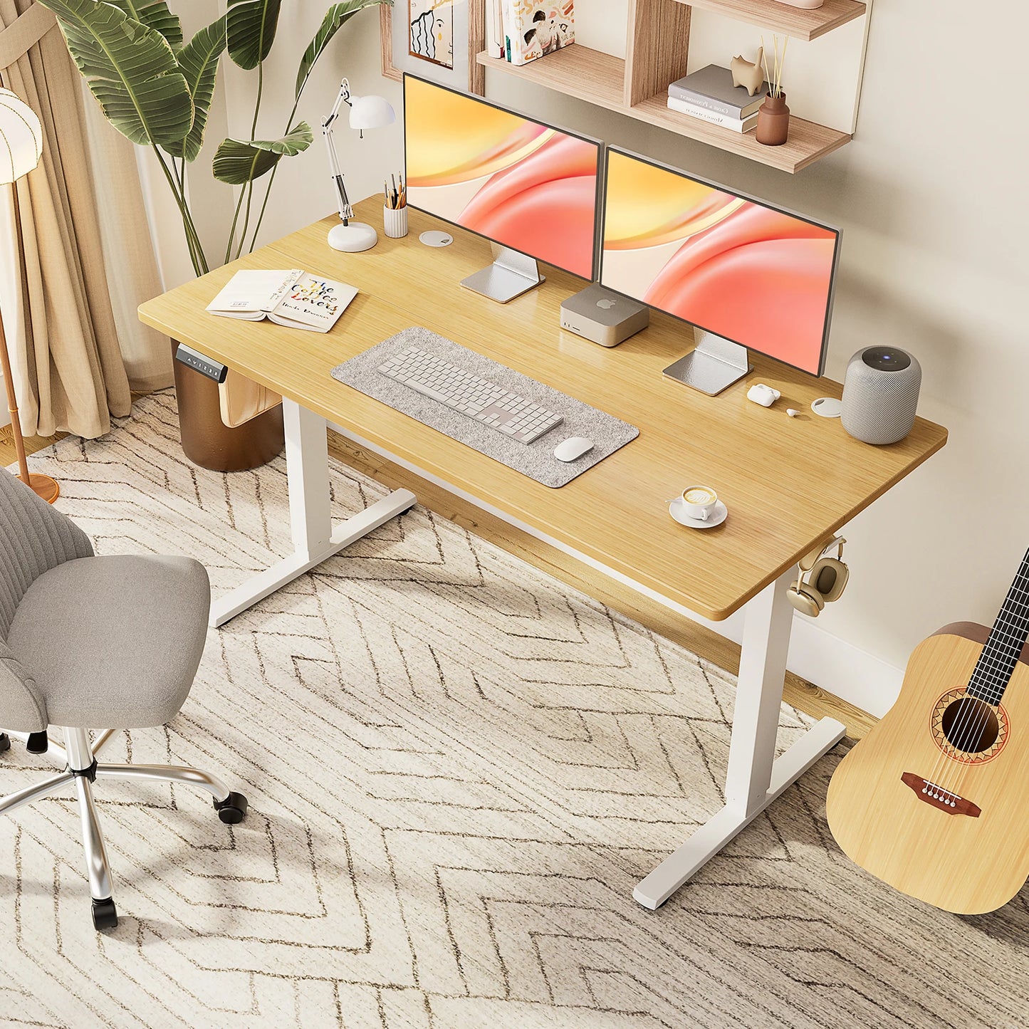 JHK Electric Standing Computer Desk
