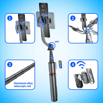 L12 1060mm Foldable Selfie Stick