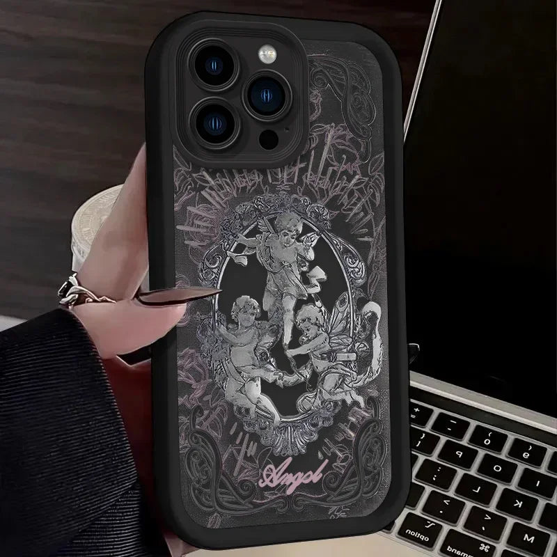 Retro Punk Cupid Angel Case