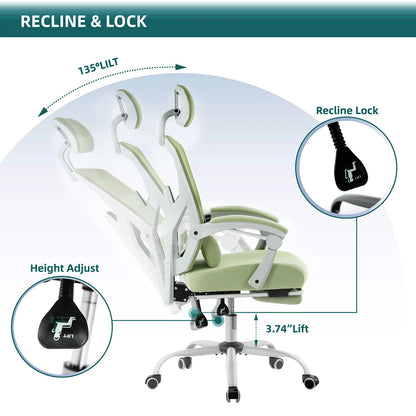 JHK Ergonomic Reclining High Back Gaming Chair