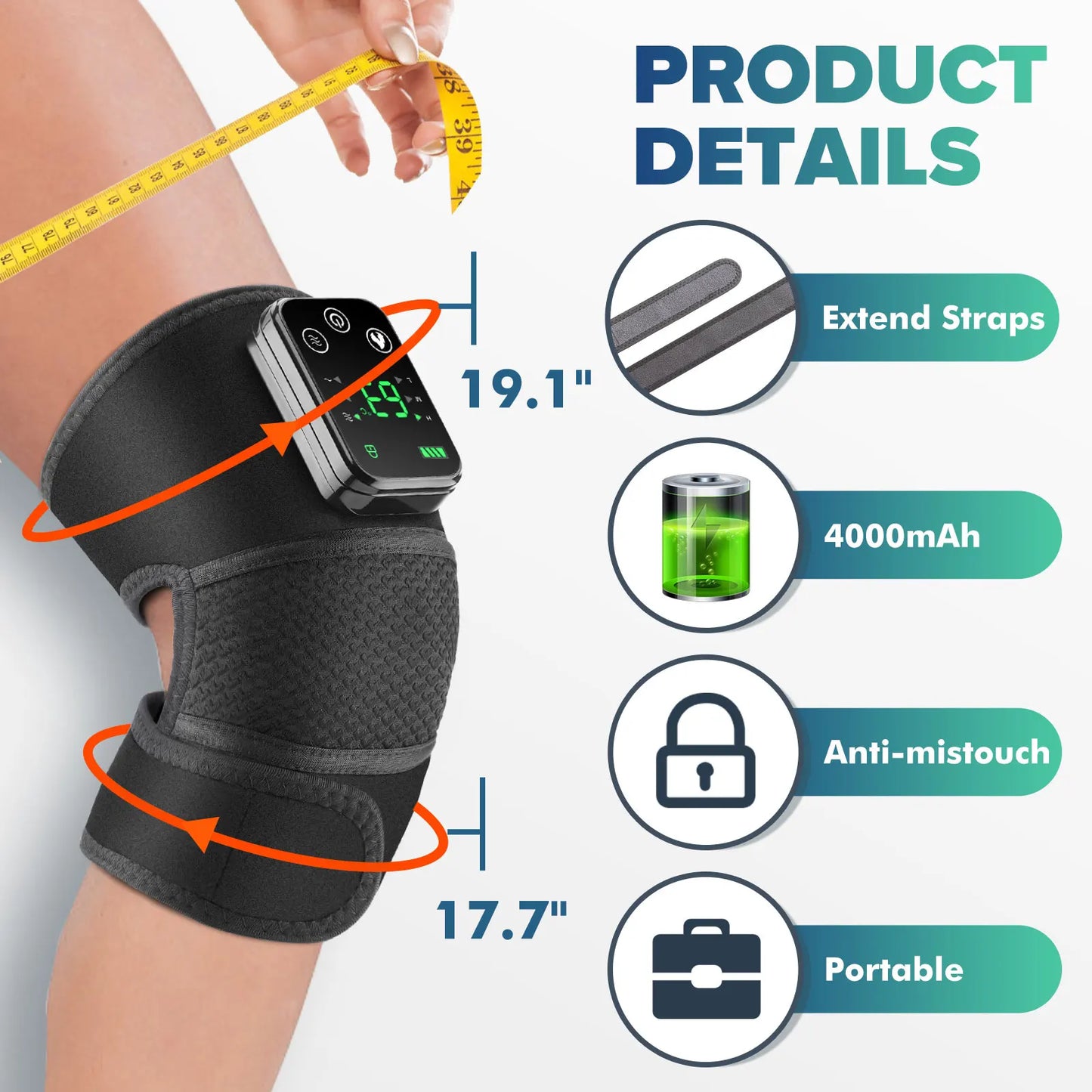 Intelligent Electric Heating Knee Protection Massage