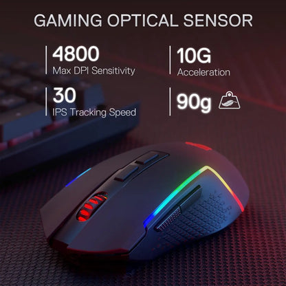 Redragon S142 Wireless Gaming Keyboard & Mouse Combo,
