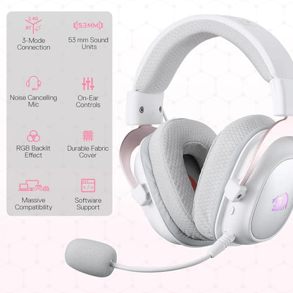 Redragon H510 PRO 3-Mode RGB Gaming 7.1 Surround Sound Headset