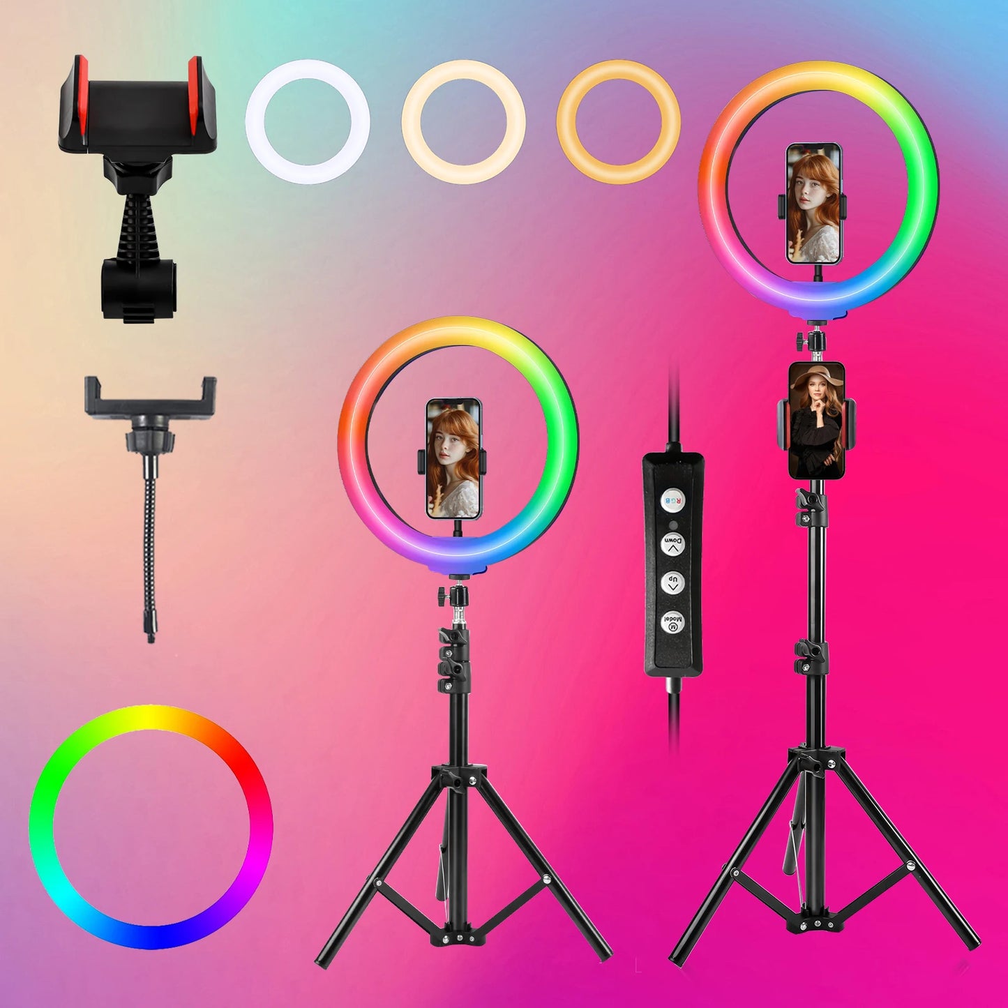 12" Dimmable LED Selfie Ring Light