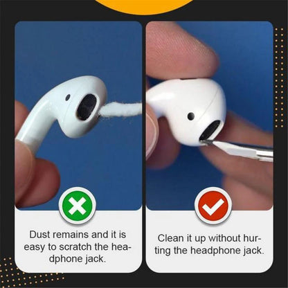 3IN1 Portable Cleaning Pen Headphones