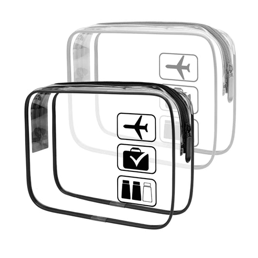Transparent Zipper Makeup Bag