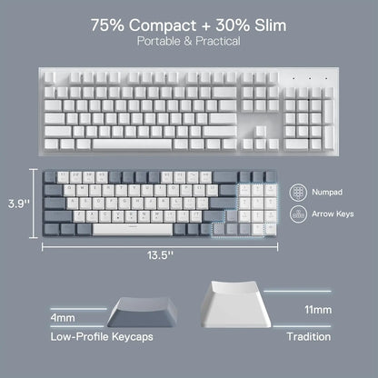 Redragon BS8772 Wireless Keyboard and Mouse Combo