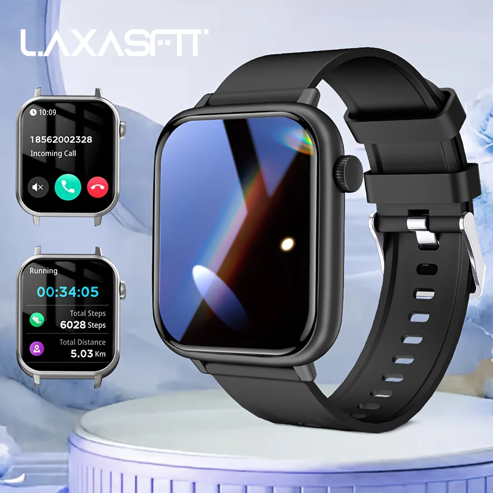 LAXASFIT 2025 New Waterproof Smart Watch