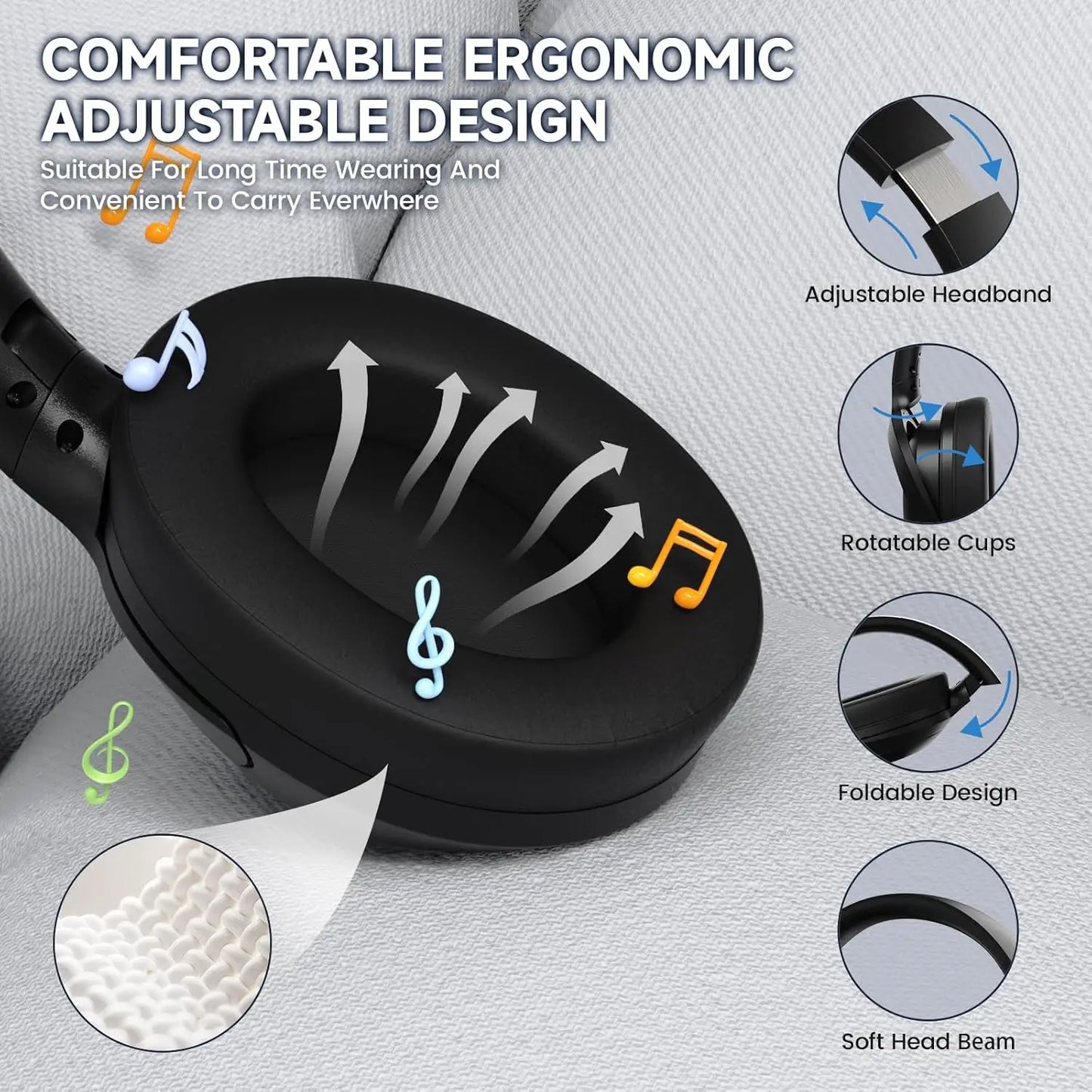 ATTACK SHARK G300 Wireless Bluetooth Headphone