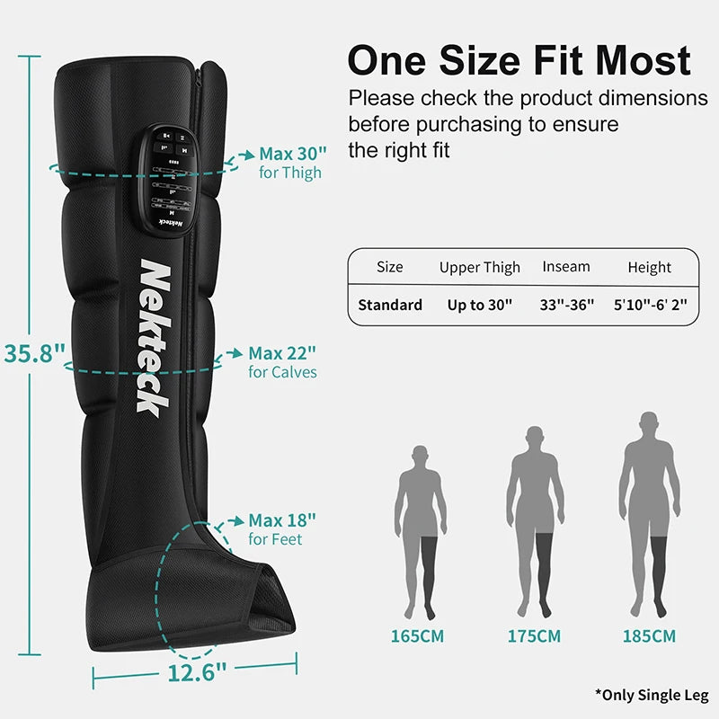 Nekteck 1 Pcs Air Pressure Leg Massager