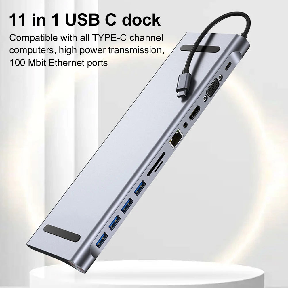 11 in 1  USB C Docking Station