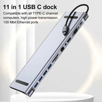 11 in 1  USB C Docking Station