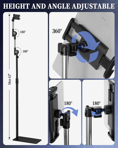 Adjustable Tablet Floor Stand