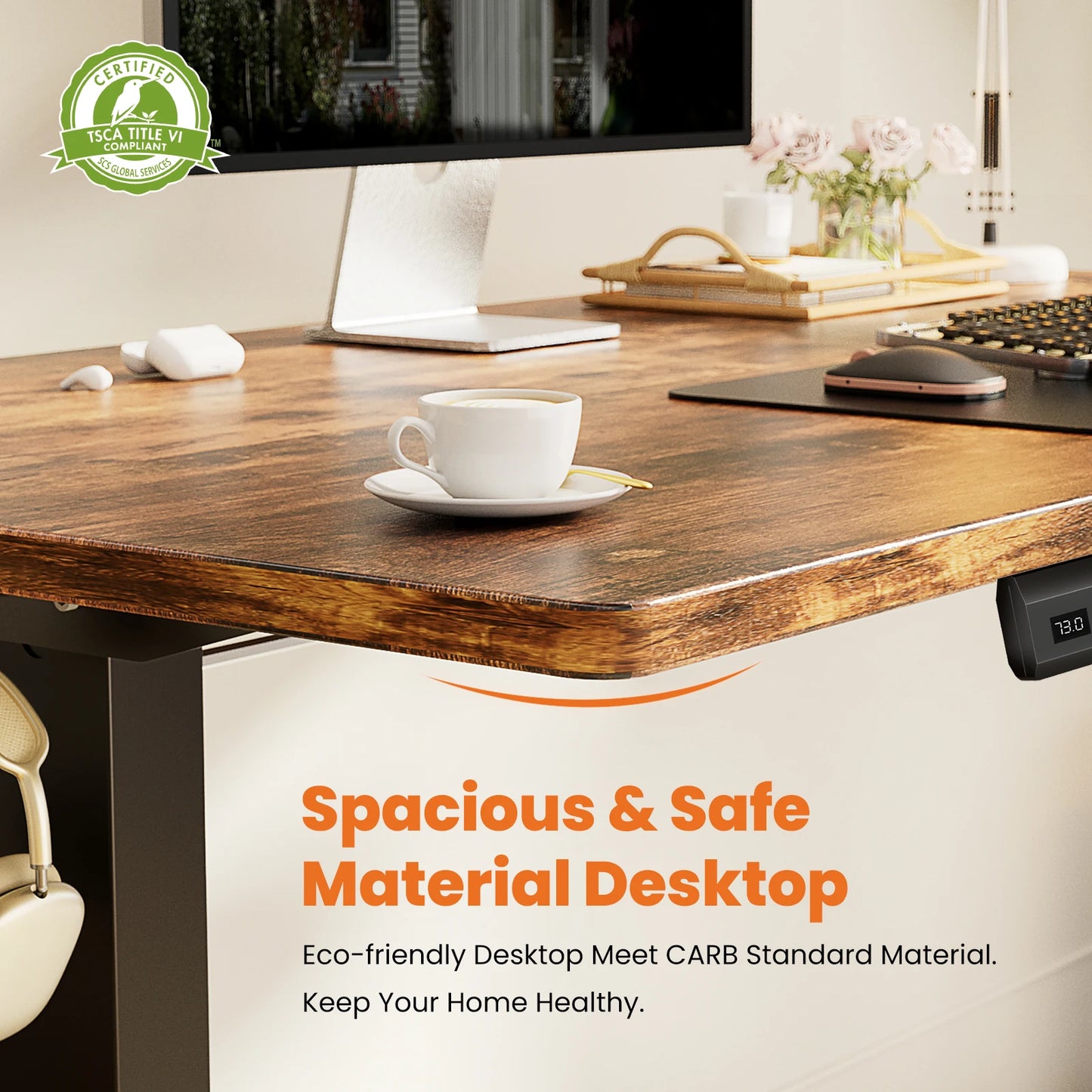 JHK Electric Standing Computer Desk