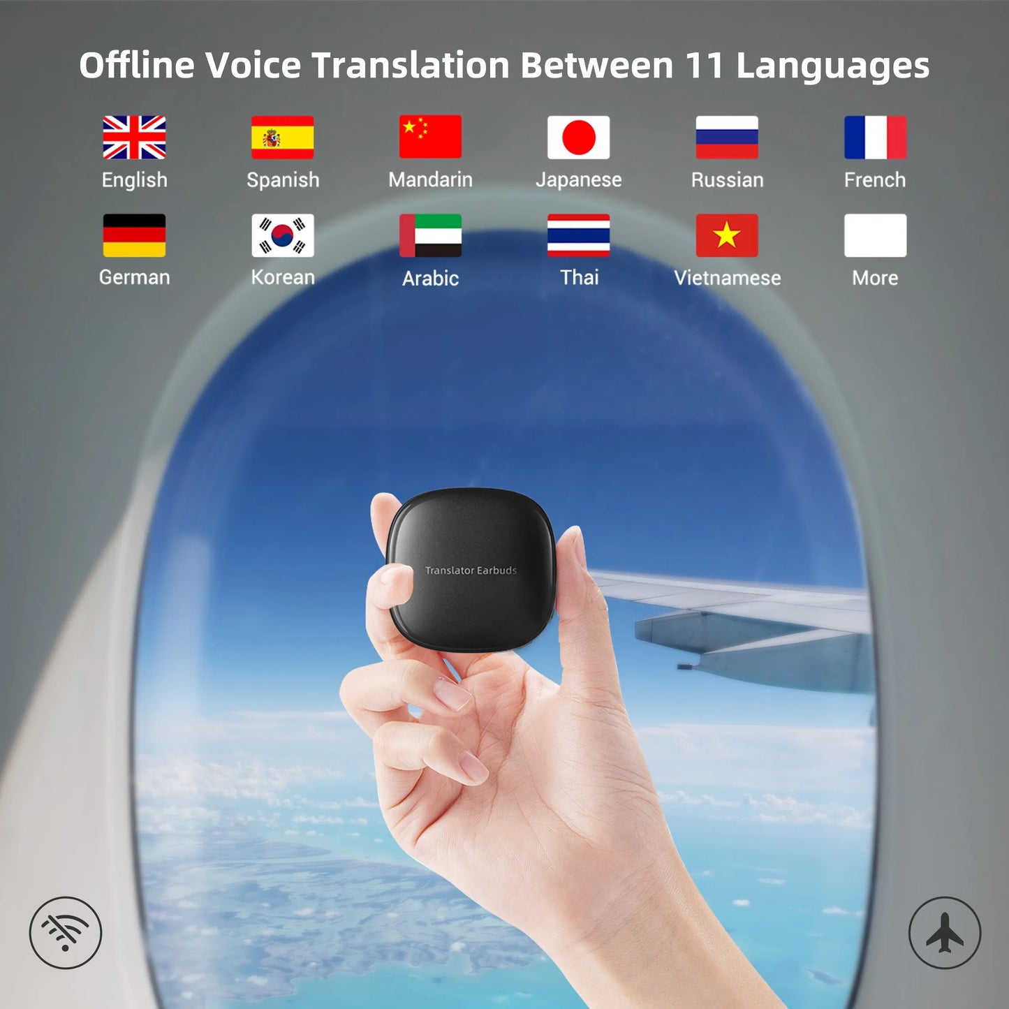 Wooask M3 Translator Earbuds