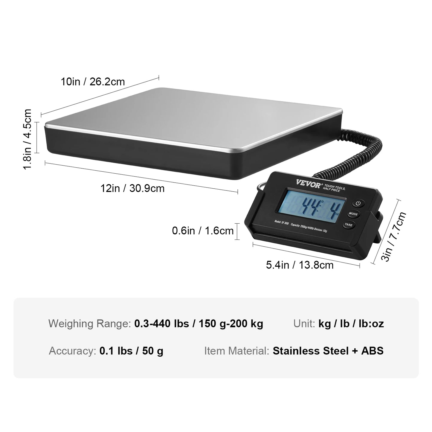 SucceBuy Split Type Digital Shipping Scale
