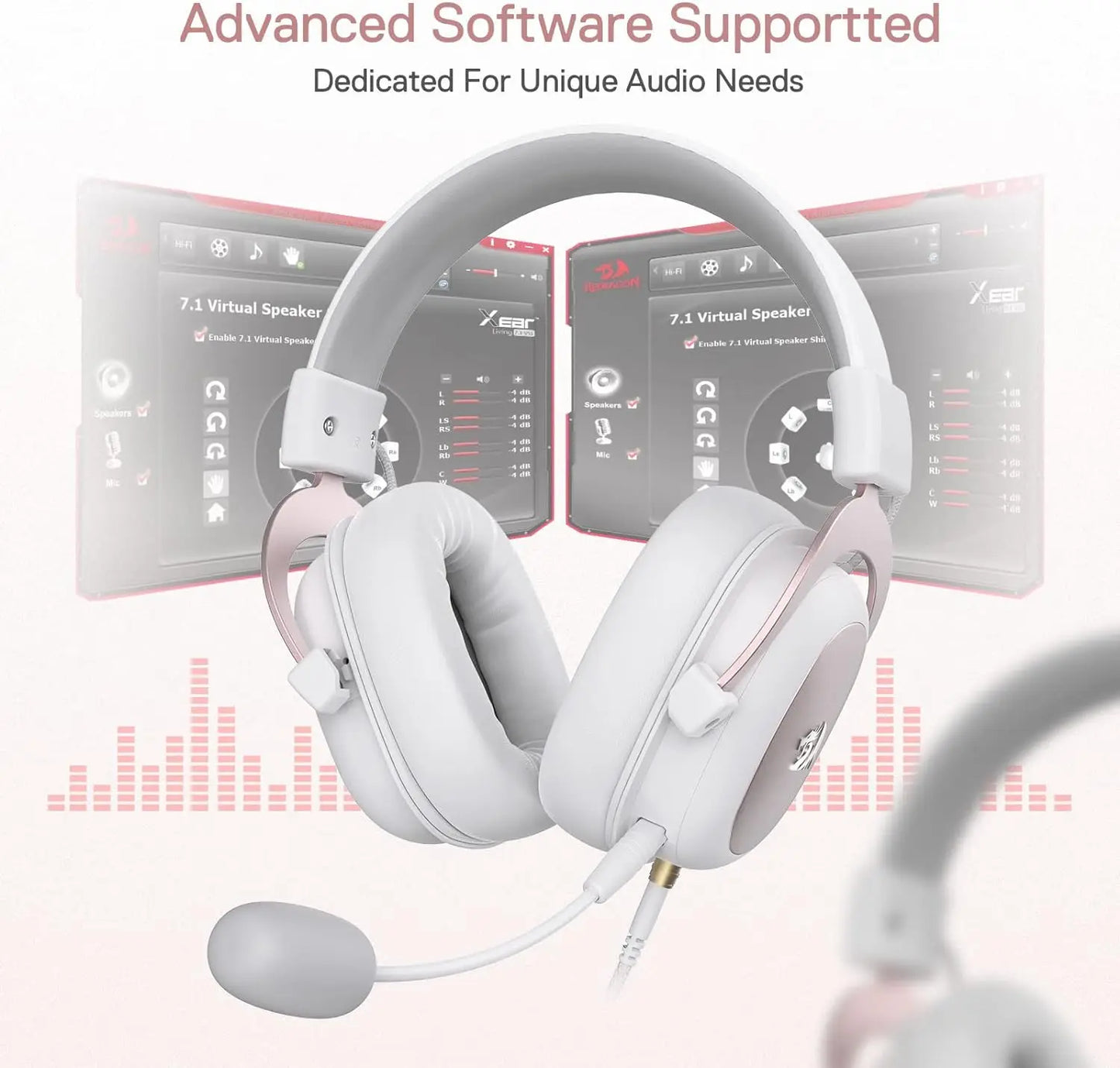 Redragon H510 Zeus White Wired Gaming Headset