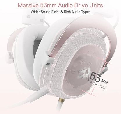 Redragon H510 Zeus White Wired Gaming Headset