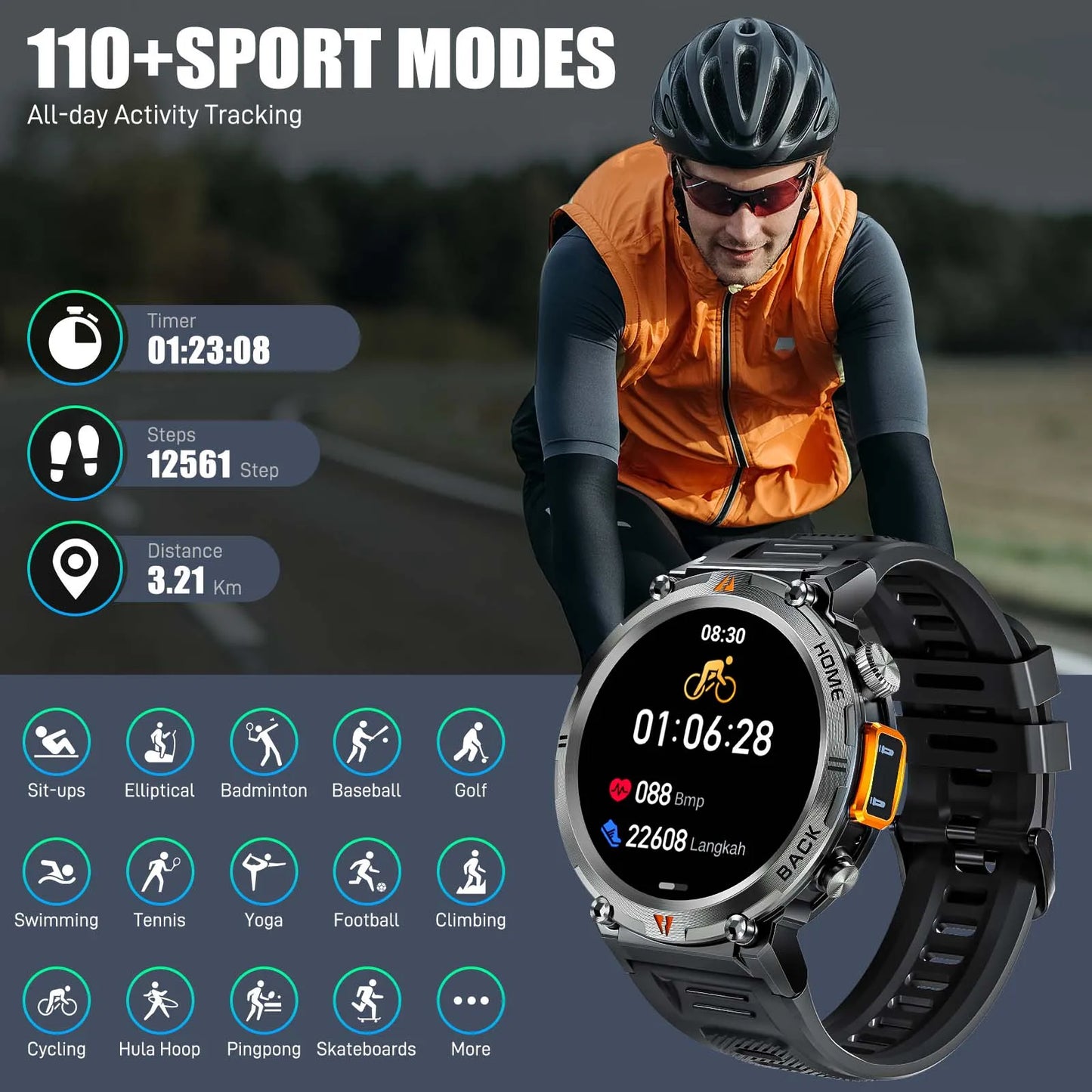 EIGIIS KE3 2025 New Bluetooth Call Smartwatch for men