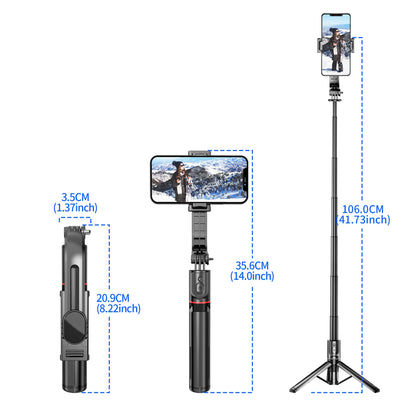 L12 1060mm Foldable Selfie Stick