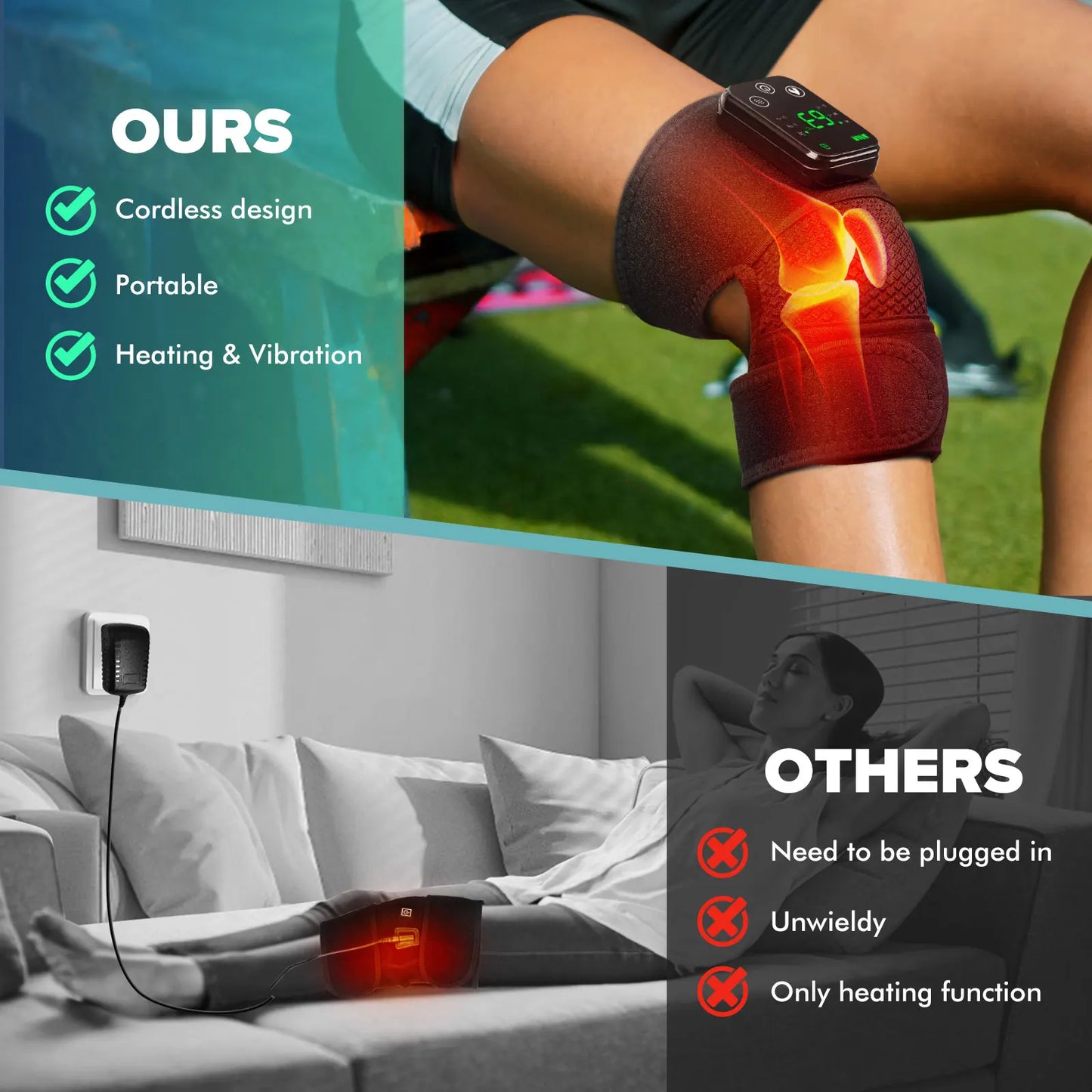 Intelligent Electric Heating Knee Protection Massage
