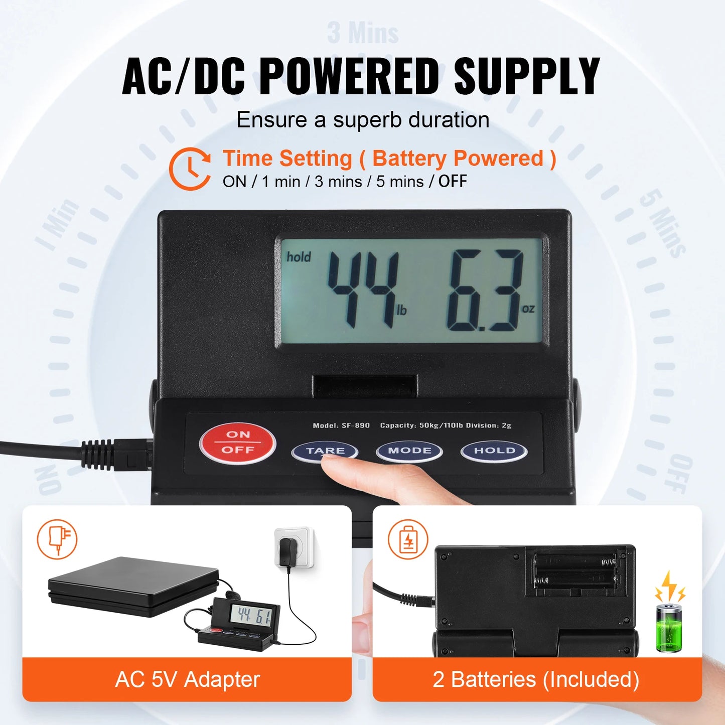 SucceBuy 110 lbs Digital Postal Shipping Scale