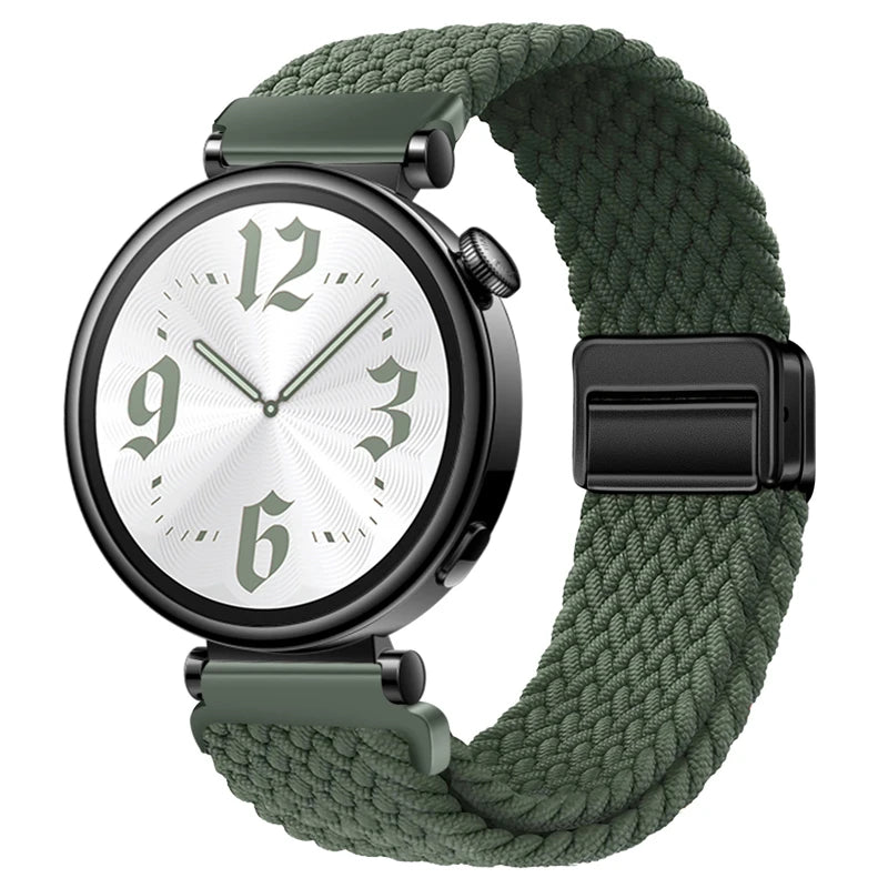 18mm Braided Magnetic Strap For huawei watch