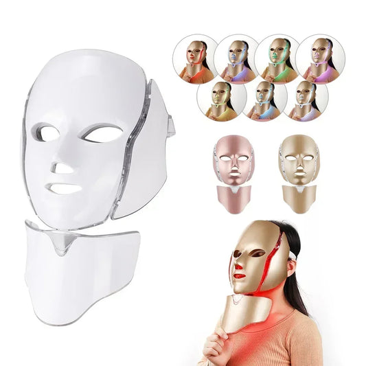 Foreverlily 7 Colors Light LED Facial Skin Care Mask