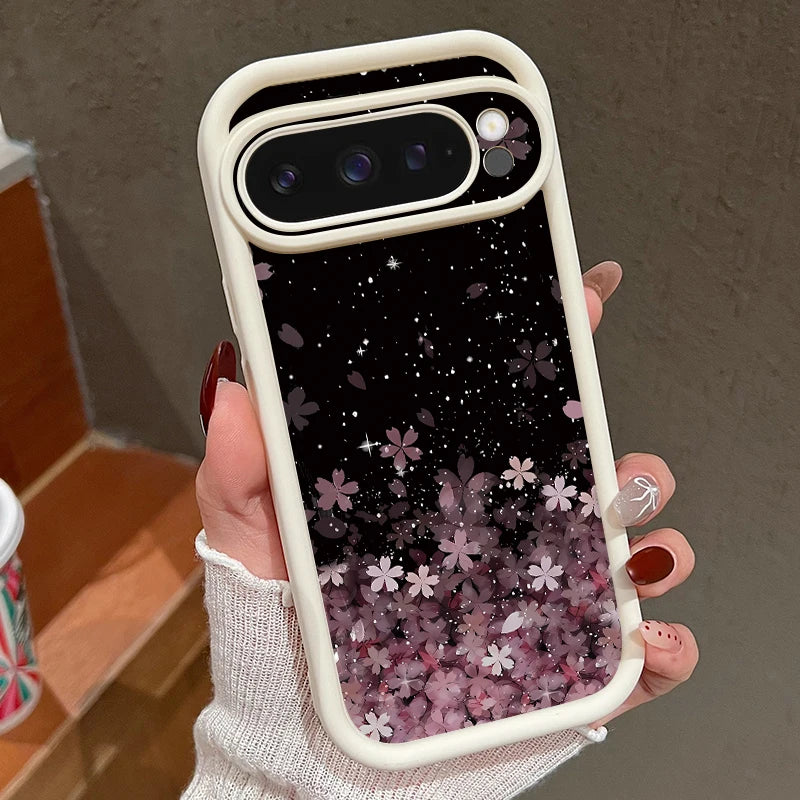 Cherry Blossom Pattern TPU Case