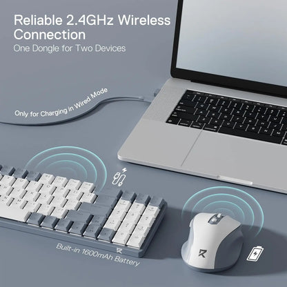 Redragon BS8772 Wireless Keyboard and Mouse Combo