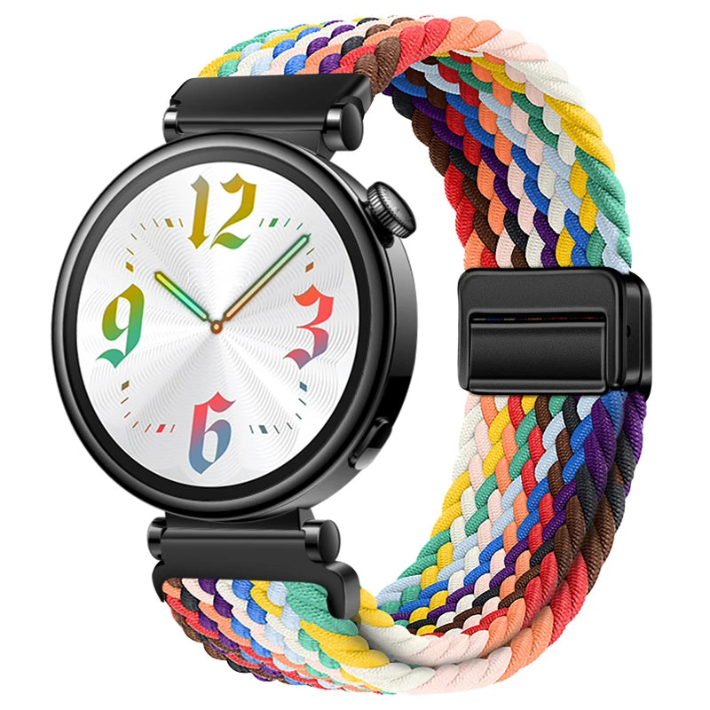18mm Braided Magnetic Strap For huawei watch