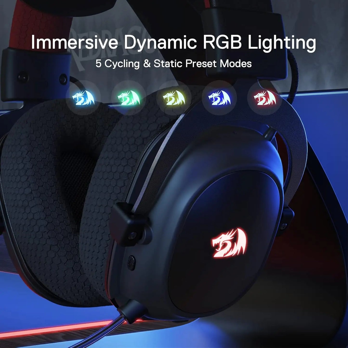 Redragon H510 PRO Zeus-X RGB Wireless Gaming Headset