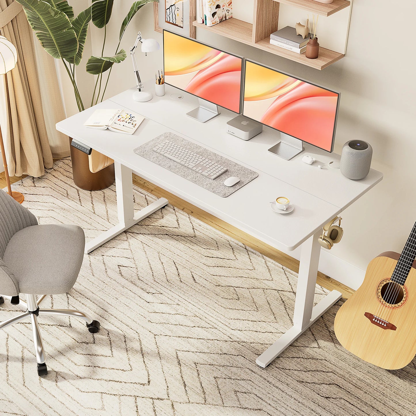 JHK Electric Standing Computer Desk