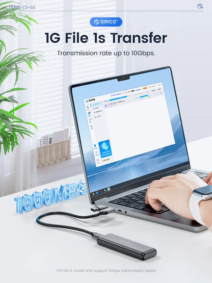 ORICO NVMe SATA Aluminum M.2 SSD Enclosure