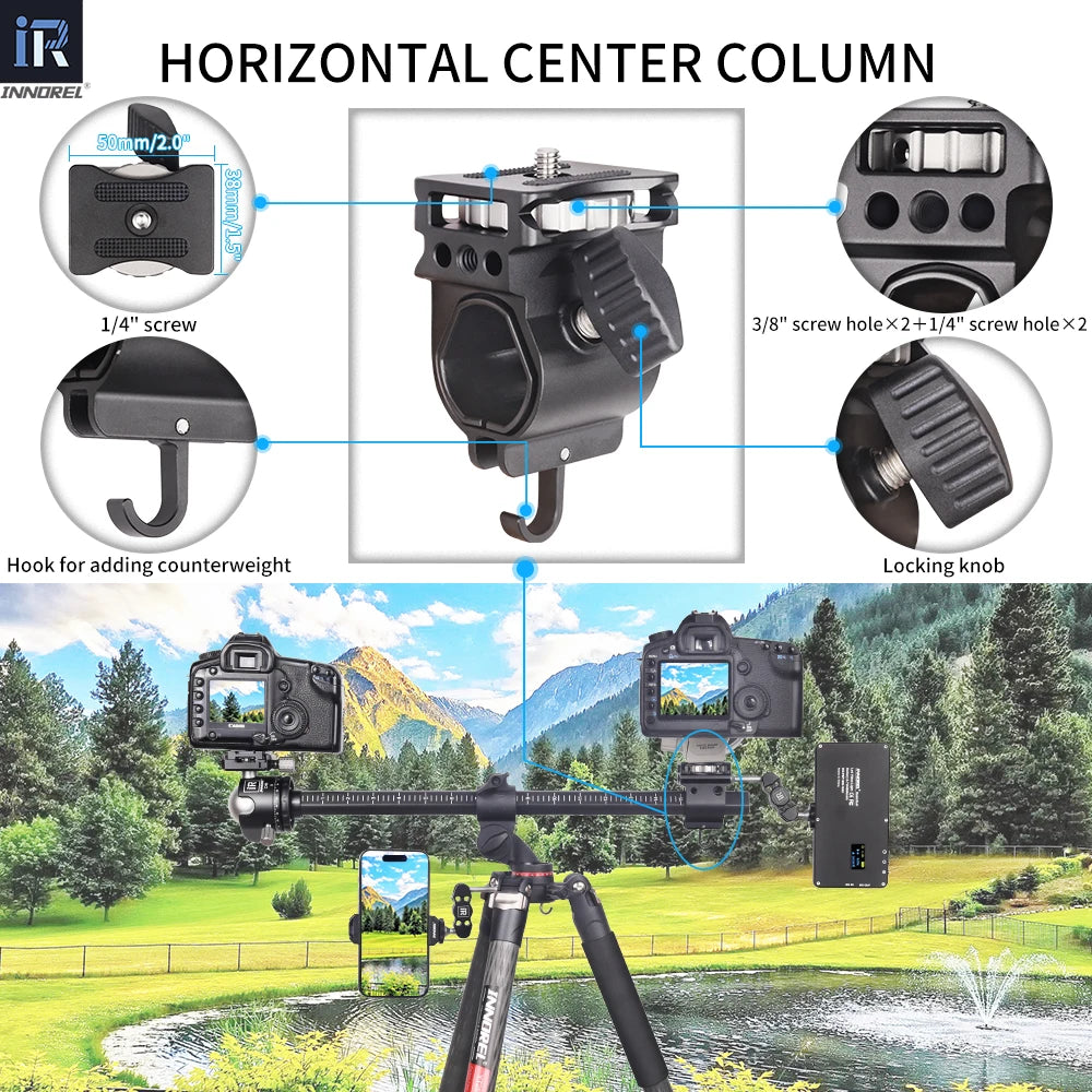 Carbon Fiber Horizontal Tripod