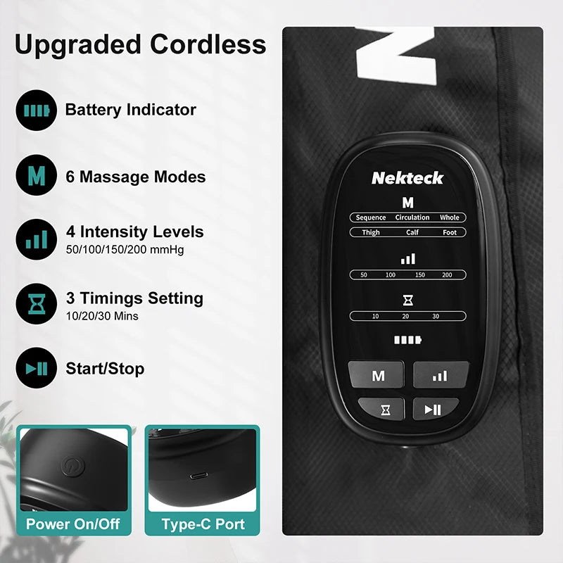 Nekteck 1 Pcs Air Pressure Leg Massager