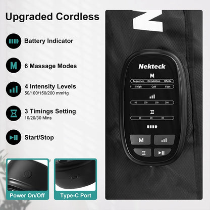 Nekteck 1 Pcs Air Pressure Leg Massager